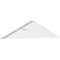 Ekena Millwork Richland Architectural Grade PVC Gable Bracket, 60"W x 12 1/2"H x 4"D x 6"F, 5/12 Pitch GBP060X13X0406RIC00 - alternate 1